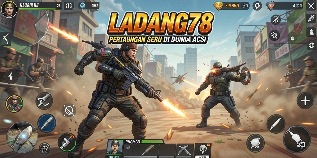 Gamplay seru dan mendebarkan di LADANG78