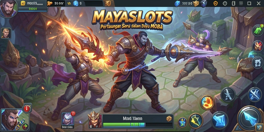 Tampilan gameplay seru dalam MAYASLOTS dengan karakter yang memukau.