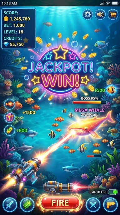 Tampilan aplikasi luckyrp yang sederhana dan intuitif.